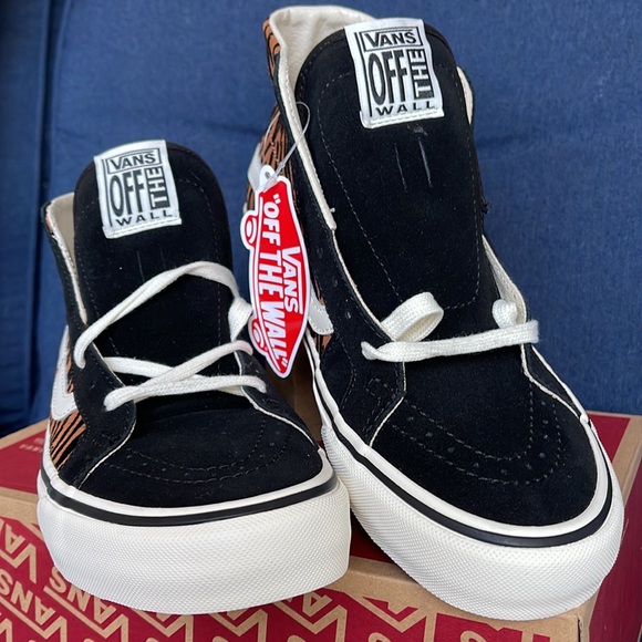 Vans Sk8-Hi 38 Decon S Animal Stripes Black Marshmallow Men’s - Picture 9 of 16